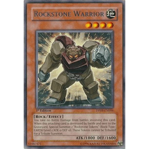 Rockstone Warrior - DP09-EN006 - Rare