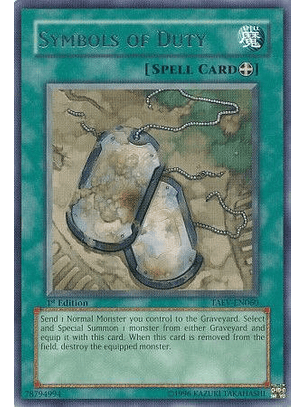 Symbols of Duty - TAEV-EN060 - Rare