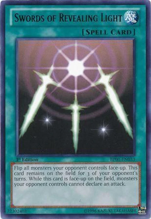 Swords of Revealing Light - BP01-EN033 - Rare