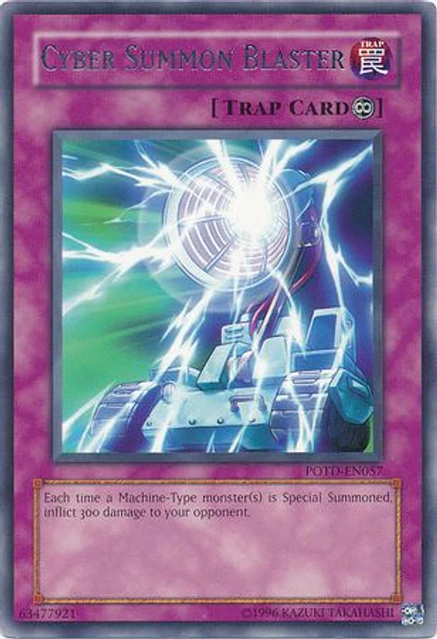 Cyber Summon Blaster - POTD-EN057 - Rare