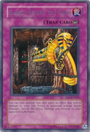 Barrel Behind the Door - DR1-EN043 - Rare 1