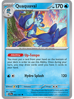 Quaquaval - 052/191 - Uncommon  - SSP 