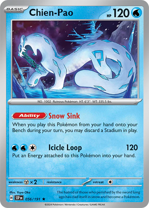 Chien-Pao - 056/191 - Rare - SSP