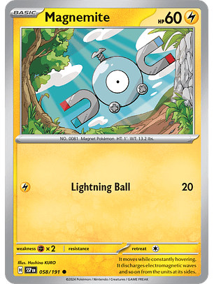 Magnemite - 058/191 - Common - SSP 