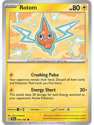 Rotom - 061/191 - Common - SSP