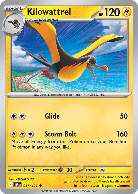 kilowattrel - 067/191 - Uncommon - SSP 
