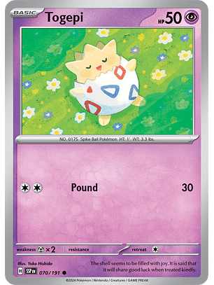 Togepi - 070/191 - Common - SSP