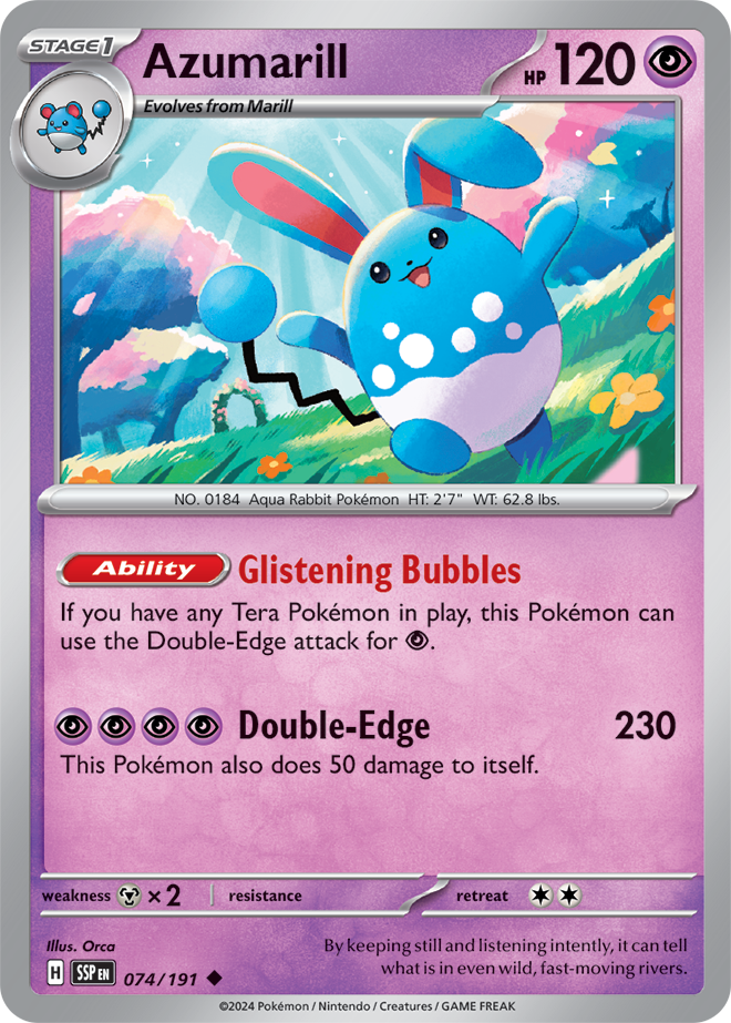 Azumarrill - 074/191 - Uncommon - SSP  1