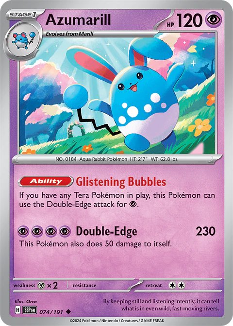 Azumarrill - 074/191 - Uncommon - SSP 