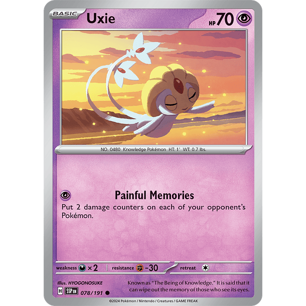 Uxie - 078/191 - Common - SSP 