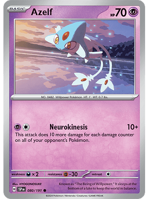 Azelf - 080/191 - Common - SSP 