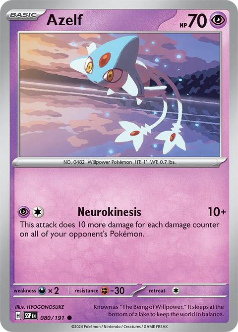 Azelf - 080/191 - Common - SSP 