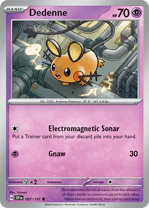 Dedenne - 087/191 - Common - SSP 