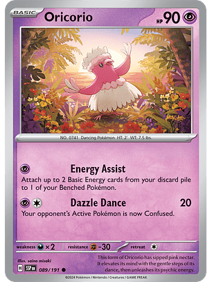 Oricorio - 089/191 - Common - SSP 