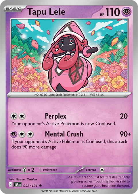Tapu Lele - 092/191 - Rare - SSP 
