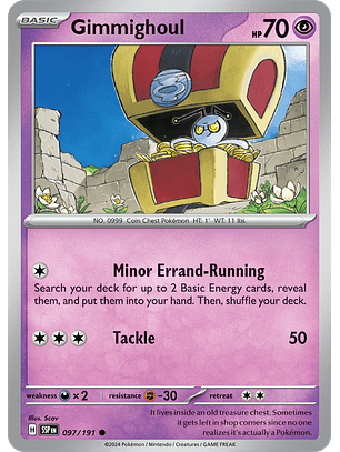Gimmighoul - 097/191 - Common - SSP 