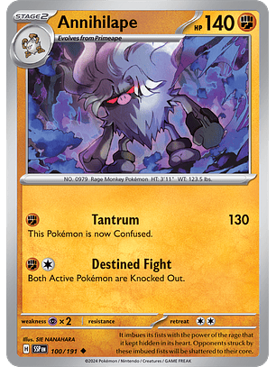 Annihilape - 100/191 - Uncommon - SSP 