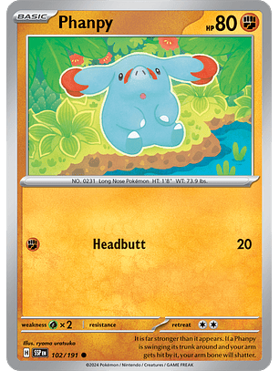 Phanpy - 102/191 - Common - SSP 