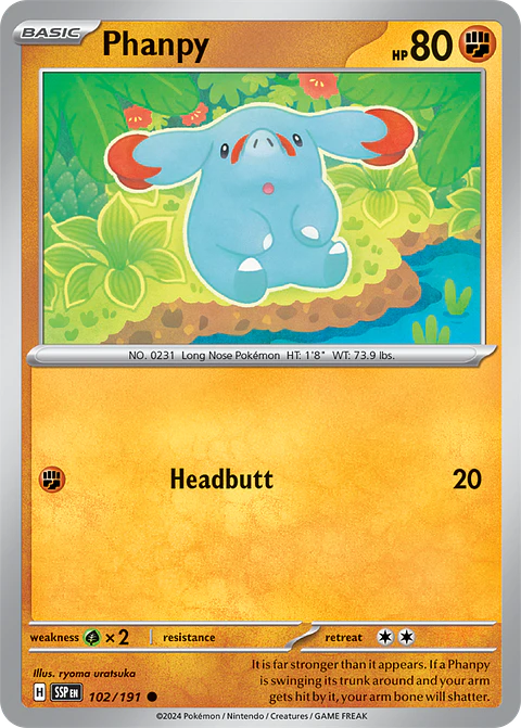 Phanpy - 102/191 - Common - SSP 