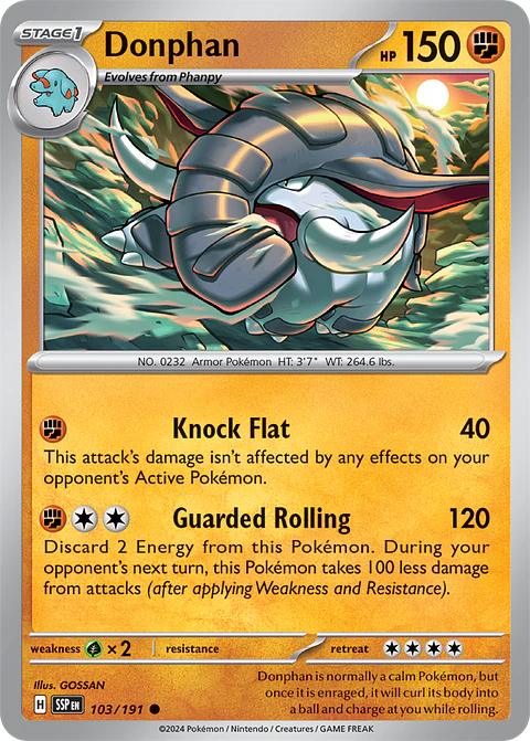 Donphan - 103/191 - Common - SSP 
