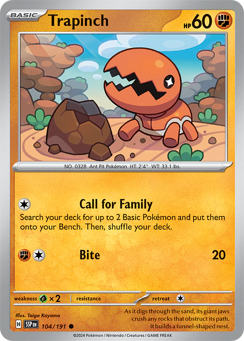 Trapinch - 104/191 - Common - SSP
