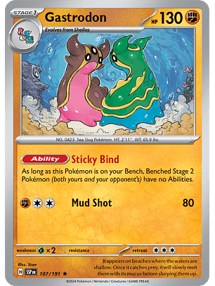 Gastrodon - 107/191 - Rare - SSP 