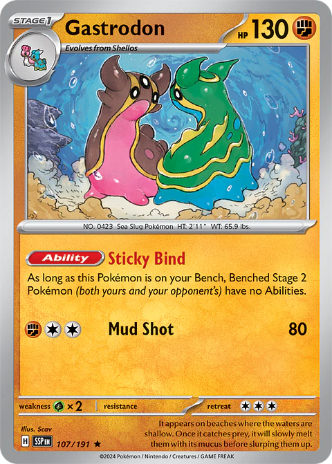 Gastrodon - 107/191 - Rare - SSP 