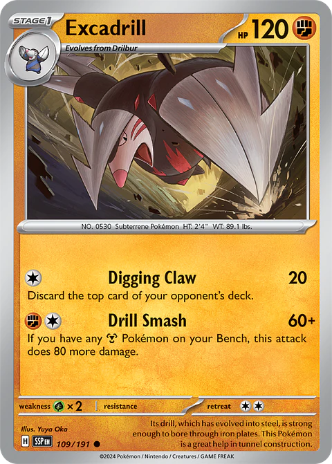 Excadrill - 109/191 - Common - SSP 