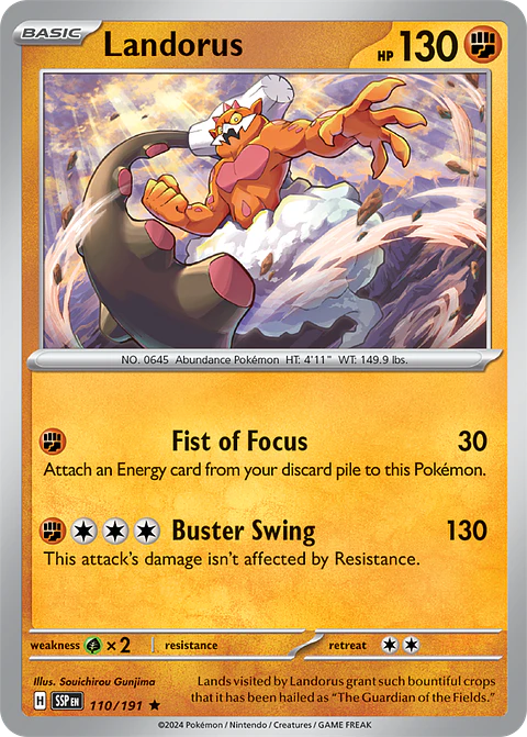 Landorus - 110/191 - Rare - SSP 