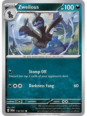 Zweilous - 118/191 - Common - SSP 