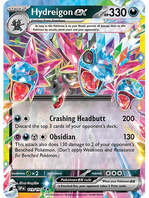 Hydreigon ex - 119/191 - Double Rare - SSP