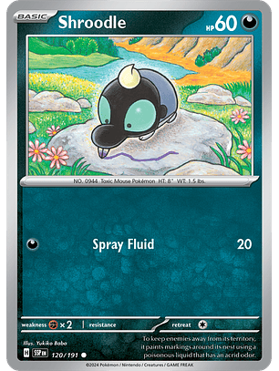 Shroodle - 120/191 - Common - SSP 