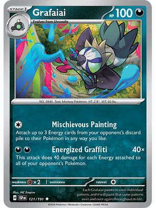 Grafaiai - 121/191 - Uncommon - SSP
