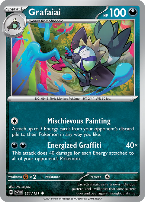Grafaiai - 121/191 - Uncommon - SSP