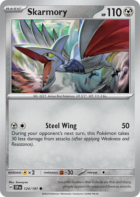 Skarmory - 124/191 - Common - SSP