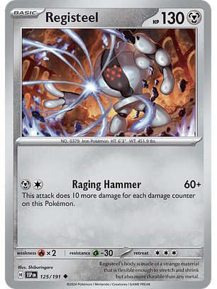 Registeel - 125/191 - Uncommon - SSP