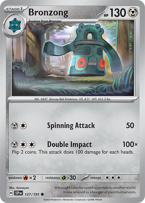Bronzong - 127/191 - Common - SSP
