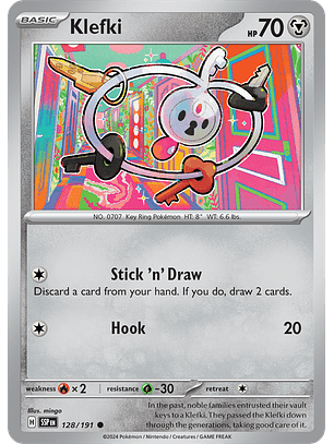 Klefki - 128/191 - Common - SSP
