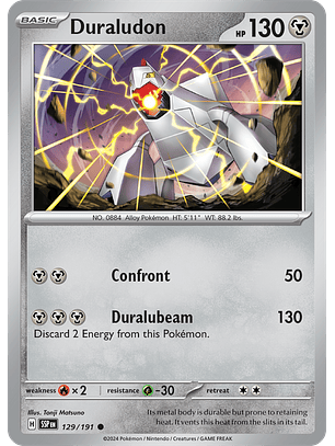 Duraludon - 129/191 - Common - SSP