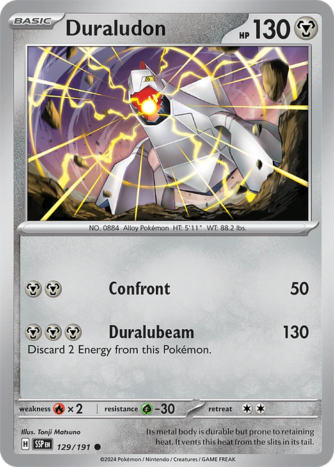 Duraludon - 129/191 - Common - SSP
