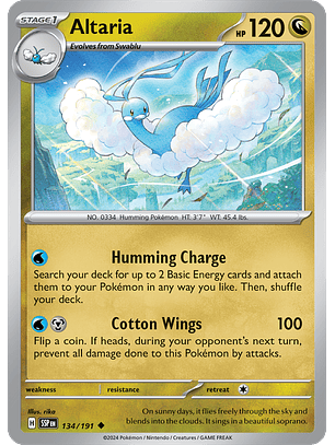 Altaria - 134/191 - Uncommon - SSP