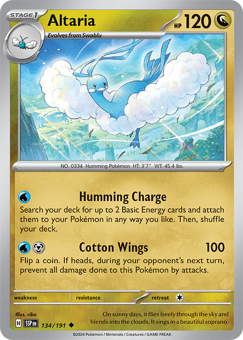 Altaria - 134/191 - Uncommon - SSP