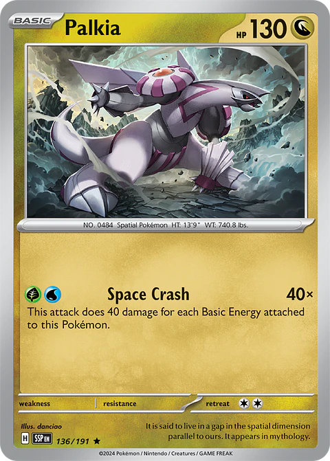 Palkia - 136/191 - Rare - SSP