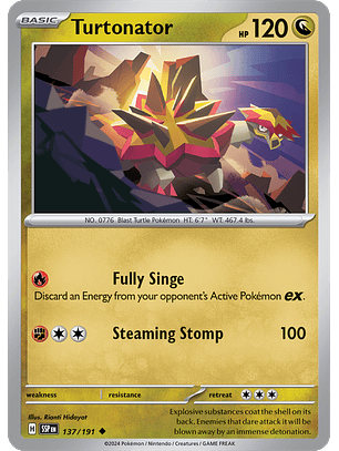 Turtonator - 137/191 - Uncommon - SSP
