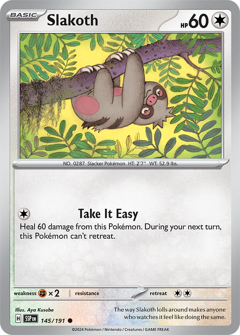 Slakoth - 145/191 - Common - SSP 