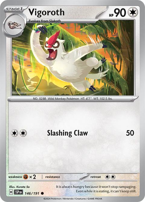 Vigoroth - 146/191 - Common - SSP 