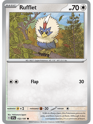 Rufflet - 152/191 - Common - SSP