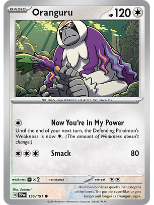 Oranguru - 156/191 - Common - SSP 
