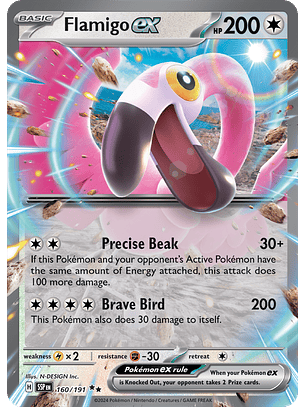 Flamingo ex - 160/191 - Double Rare - SSP