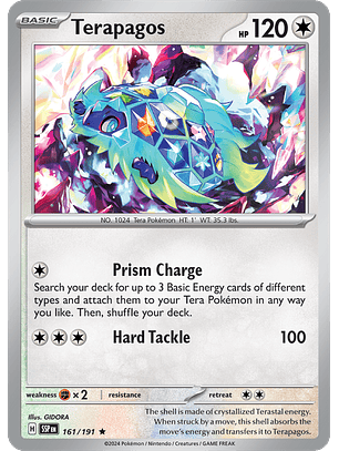 Terapagos - 161/191 - Rare - SSP